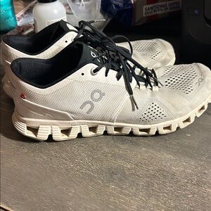 On Running Black and White Sneakers‎